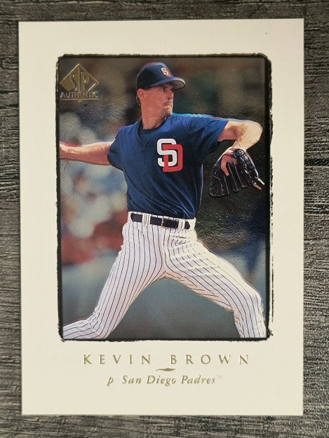1998 SP Authentic #166 Kevin Brown
