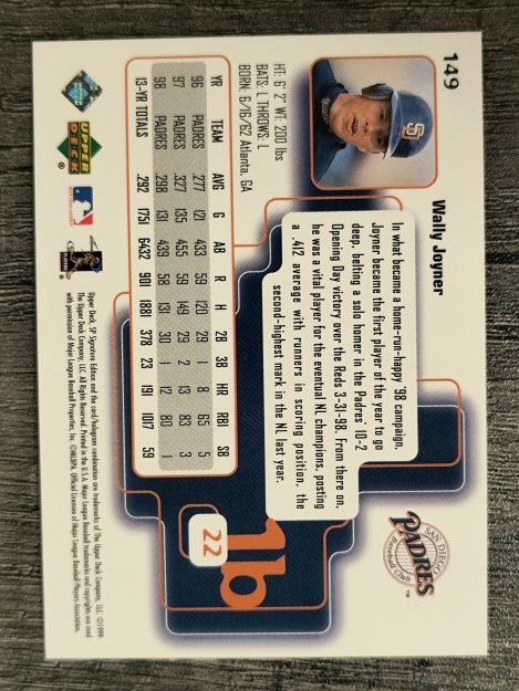 1999 SP Signature #149 Wally Joyner