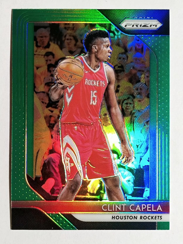 2018-19 Panini Prizm Prizms Green #74 Clint Capela
