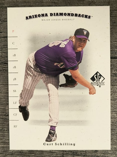 2001 SP Authentic #60 Curt Schilling