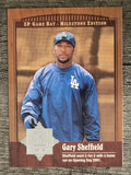 2001 SP Game Bat Milestone #62 Gary Sheffield