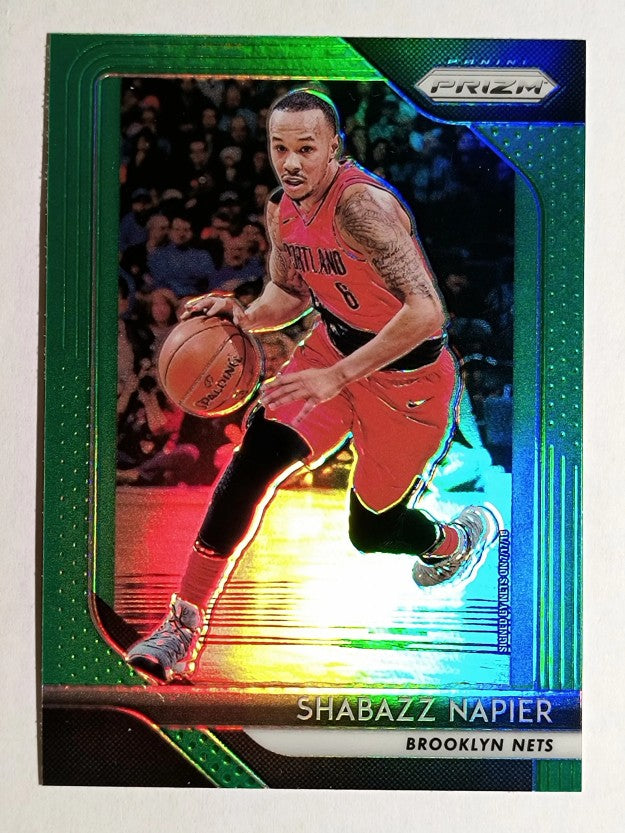 2018-19 Panini Prizm Prizms Green #268 Shabazz Napier