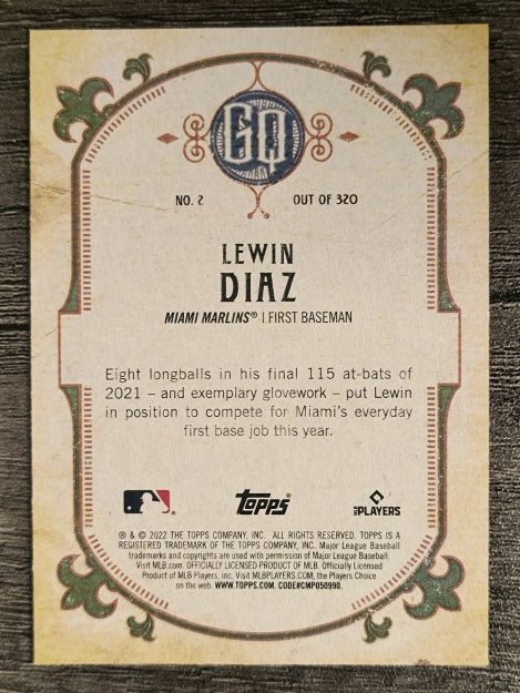 2022 Topps Gypsy Queen #2 Lewin Diaz