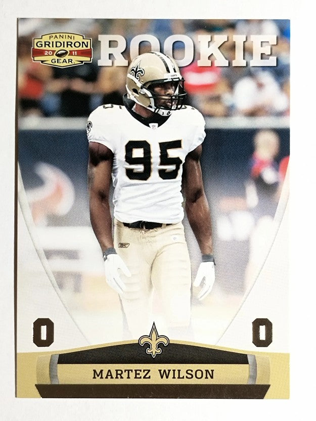 2011 Panini Gridiron Gear Silver O's #188 Martez Wilson /250
