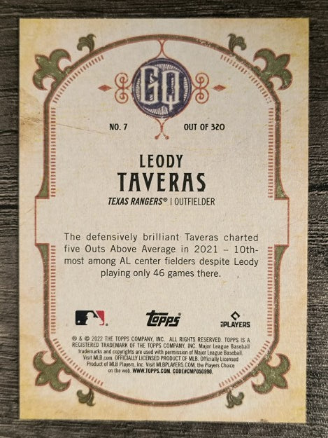 2022 Topps Gypsy Queen #7 Leody Taveras