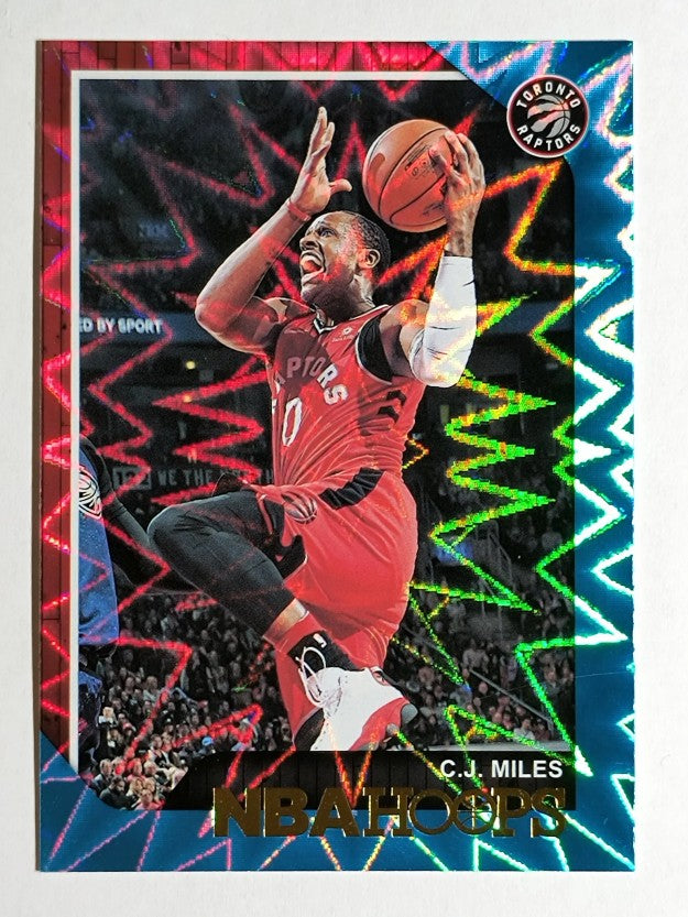 2018-19 Hoops Teal Explosion #46 C.J. Miles