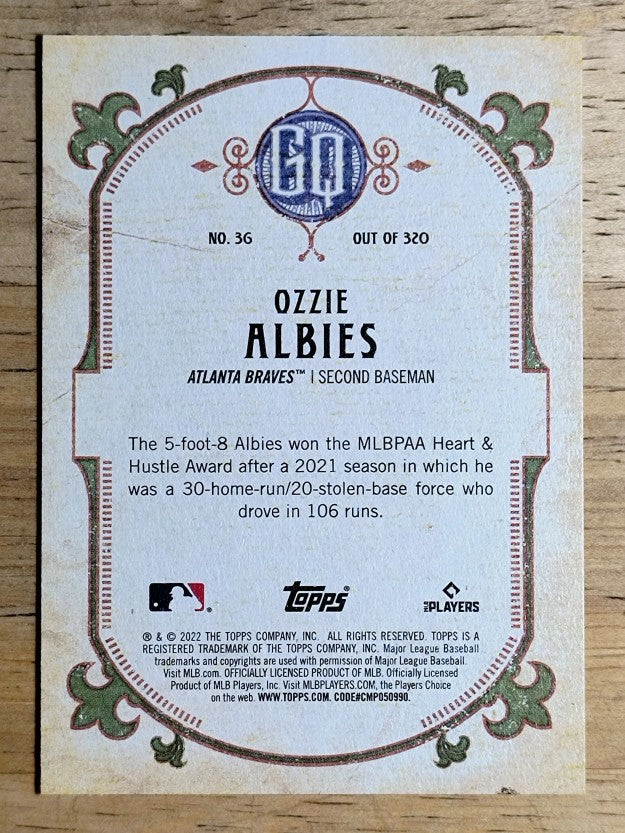 2022 Topps Gypsy Queen #36 Ozzie Albies