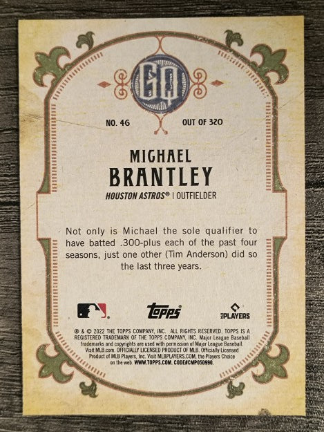 2022 Topps Gypsy Queen #46 Michael Brantley