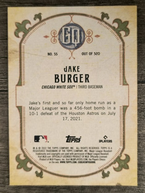 2022 Topps Gypsy Queen #55 Jake Burger RC