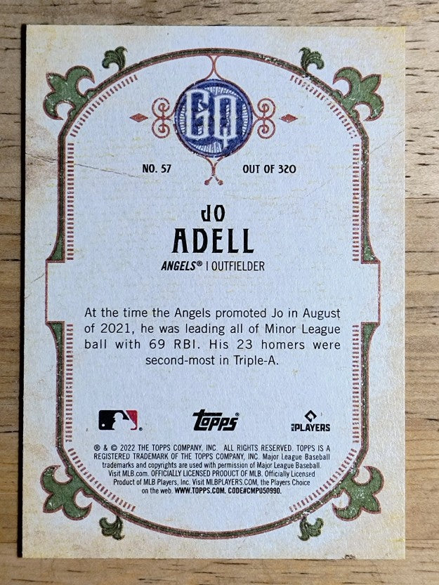 2022 Topps Gypsy Queen #57 Jo Adell