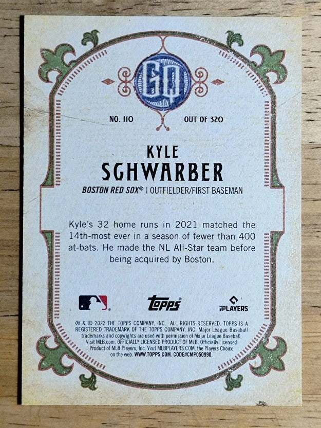 2022 Topps Gypsy Queen #110 Kyle Schwarber