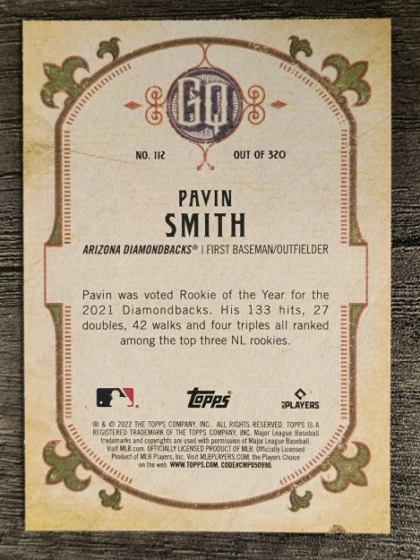 2022 Topps Gypsy Queen #112 Pavin Smith
