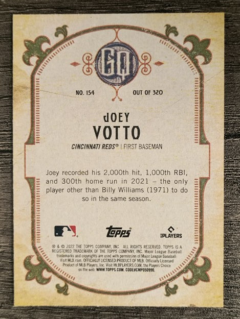2022 Topps Gypsy Queen #154 Joey Votto