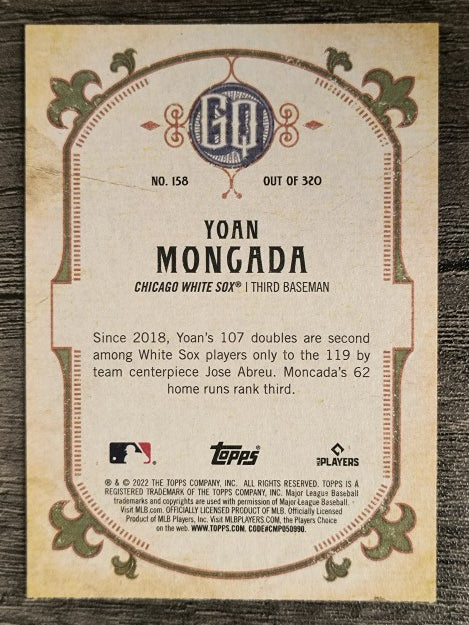 2022 Topps Gypsy Queen #158 Yoan Moncada