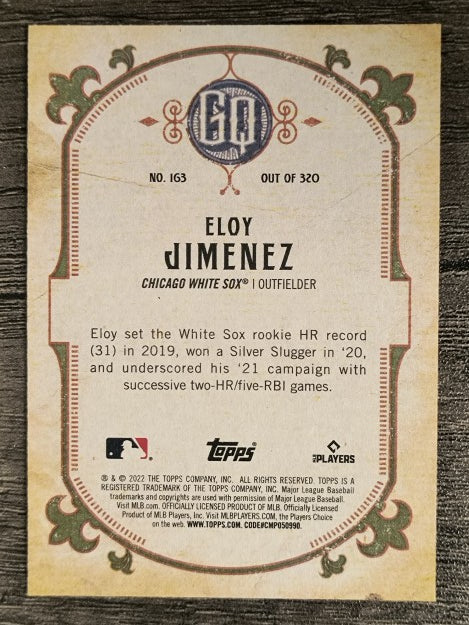 2022 Topps Gypsy Queen #163 Eloy Jimenez