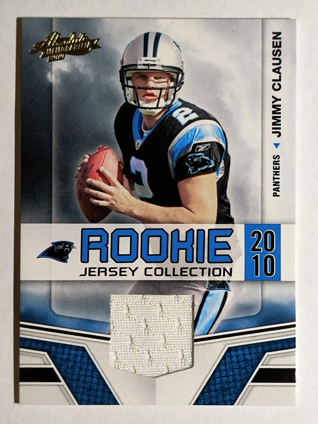 2010 Absolute Memorabilia Rookie Jersey Collection #19 Jimmy Clausen