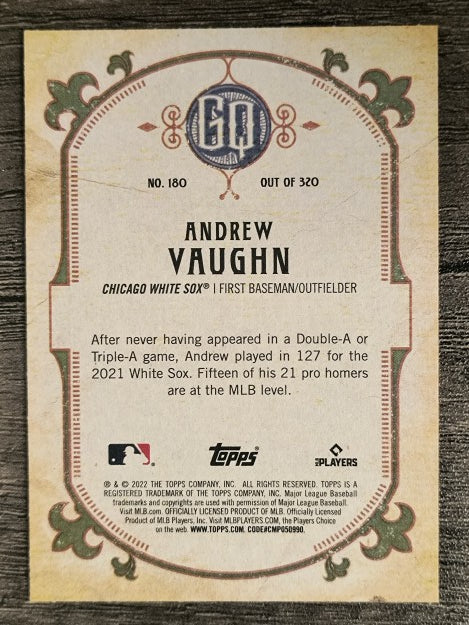 2022 Topps Gypsy Queen #180 Andrew Vaughn