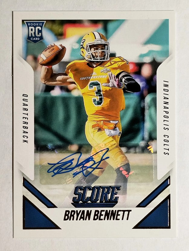 2015 Score Rookie Autographs #375 Bryan Bennett