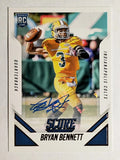 2015 Score Rookie Autographs #375 Bryan Bennett