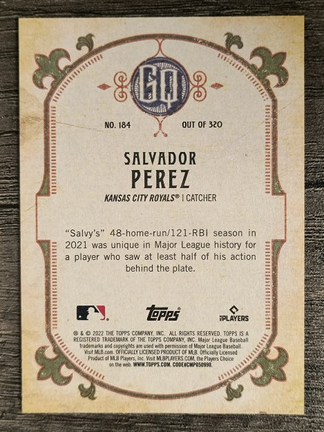 2022 Topps Gypsy Queen #184 Salvador Perez