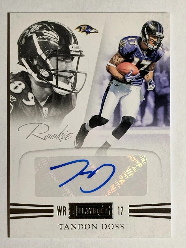 2011 Panini Playbook #87 Tandon Doss AU/299 RC