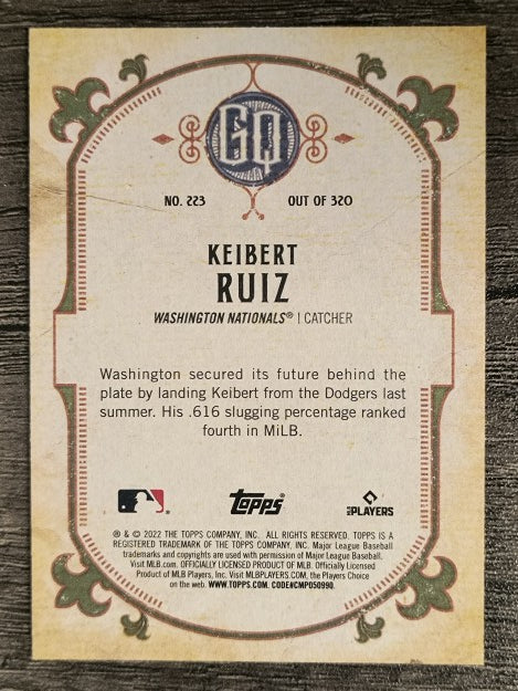 2022 Topps Gypsy Queen #223 Keibert Ruiz