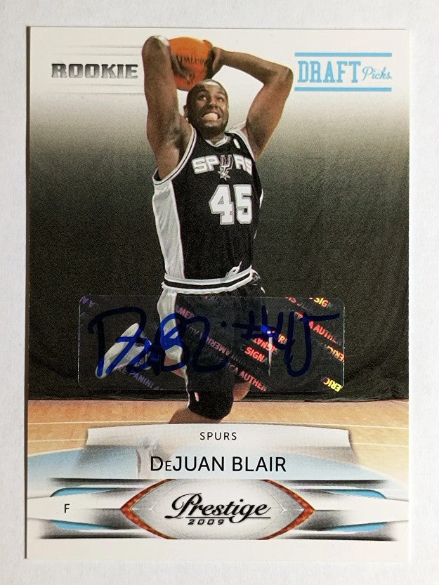 2009-10 Prestige Draft Picks Light Blue Autographs #186 DeJuan Blair/699