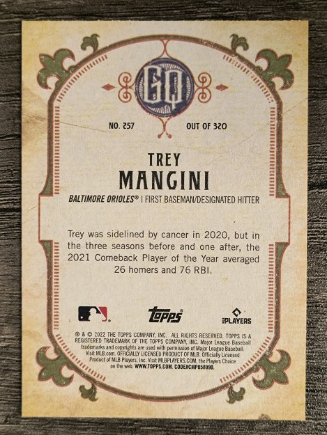 2022 Topps Gypsy Queen #257 Trey Mancini