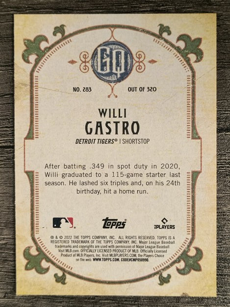 2022 Topps Gypsy Queen #283 Willi Castro