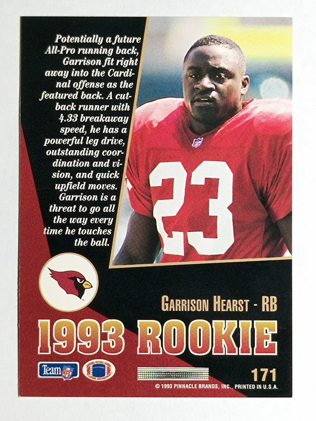 1993 Select #171 Garrison Hearst RC