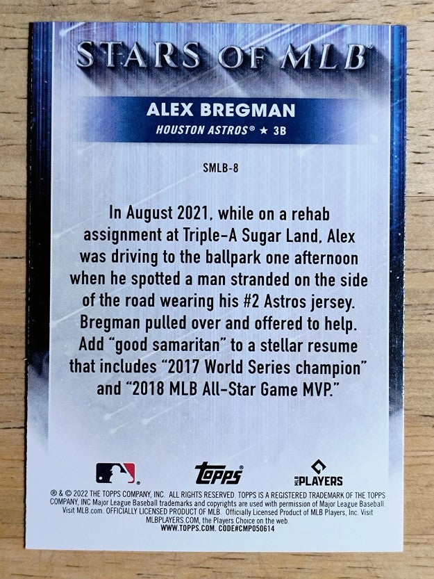 2022 Topps Stars of MLB #SMLB8 Alex Bregman