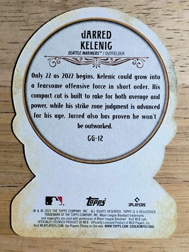 2022 Topps Gypsy Queen Crystal Gazing Die Cuts #CG12 Jarred Kelenic