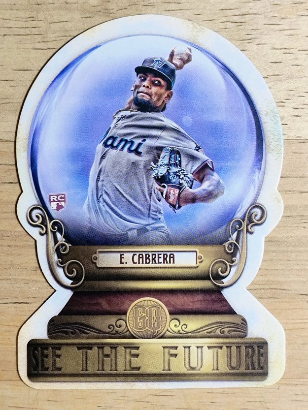 2022 Topps Gypsy Queen Crystal Gazing Die Cuts #CG21 Edward Cabrera