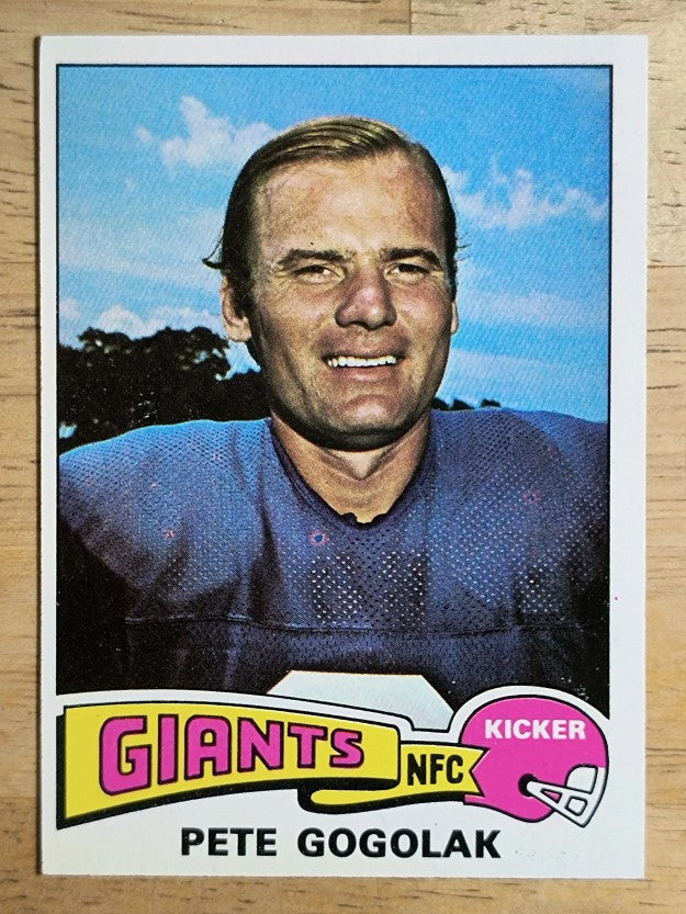 1975 Topps #449 Pete Gogolak (EXMT)