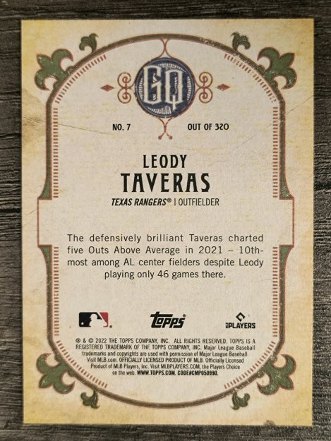 2022 Topps Gypsy Queen #7 Leody Taveras