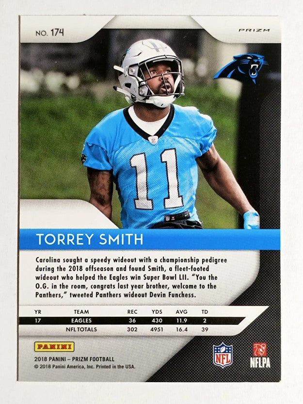 2018 Panini Prizm Prizms Green #174 Torrey Smith