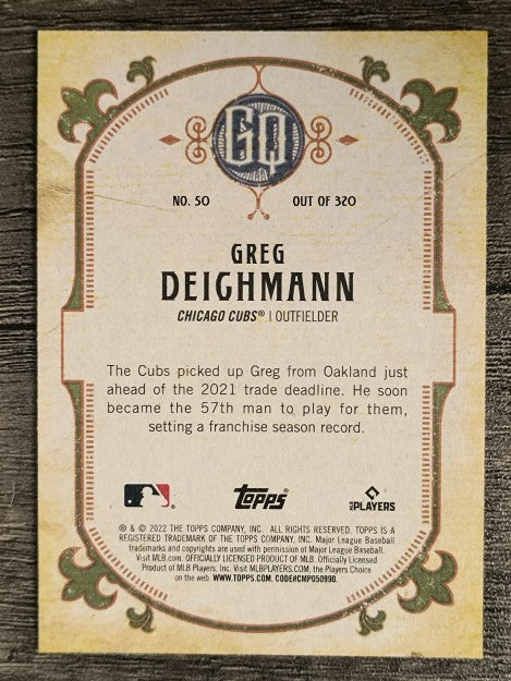 2022 Topps Gypsy Queen #50 Greg Deichmann RC