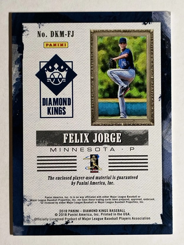 2018 Diamond Kings DK Materials #26 Felix Jorge