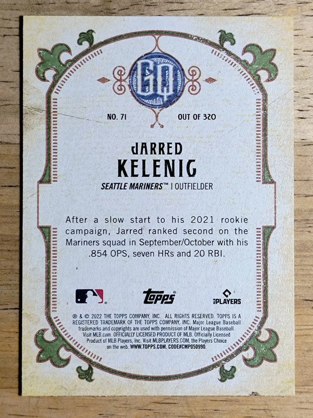 2022 Topps Gypsy Queen #71 Jarred Kelenic