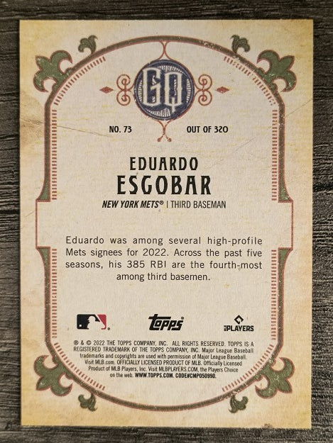2022 Topps Gypsy Queen #73 Eduardo Escobar