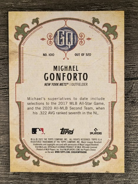 2022 Topps Gypsy Queen #100 Michael Conforto