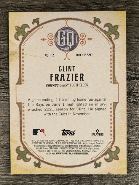 2022 Topps Gypsy Queen #113 Clint Frazier