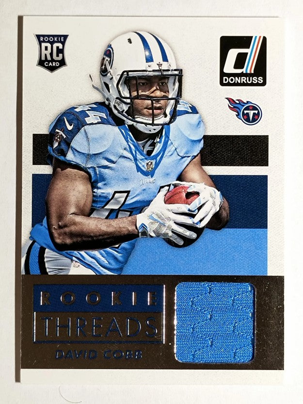 2015 Donruss Rookie Threads #DRTDC David Cobb