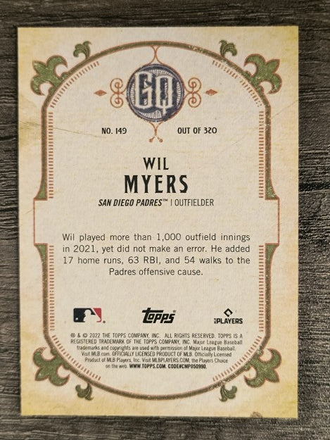 2022 Topps Gypsy Queen #149 Wil Myers