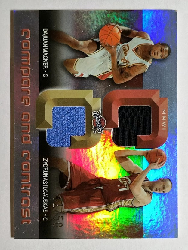 2005-06 Reflections Quad Jerseys Mobley/Brad Miller/Dajuan Wagner/Ilgauskas