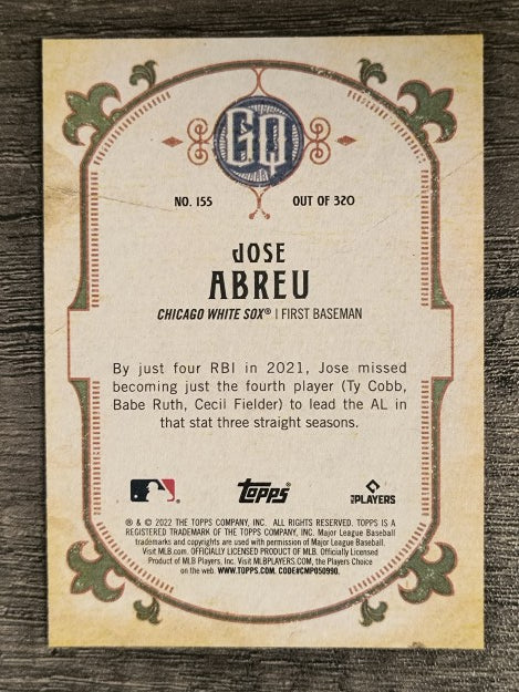 2022 Topps Gypsy Queen #155 Jose Abreu