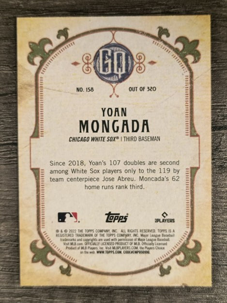 2022 Topps Gypsy Queen #158 Yoan Moncada