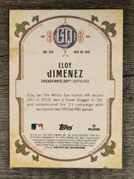 2022 Topps Gypsy Queen #163 Eloy Jimenez