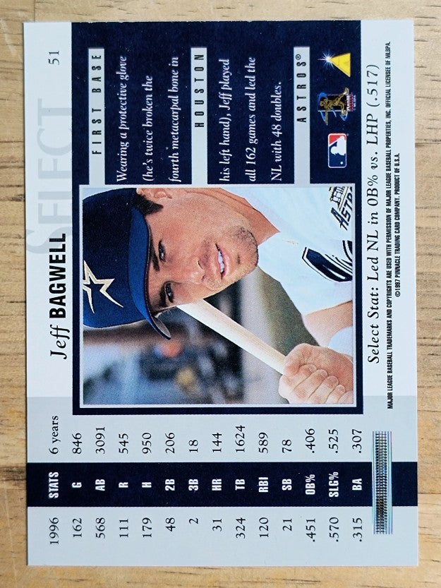 1997 Select #51 Jeff Bagwell B