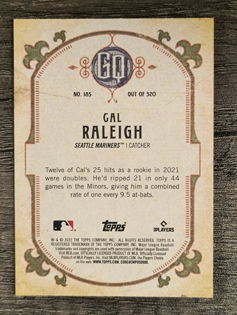 2022 Topps Gypsy Queen #185 Cal Raleigh RC
